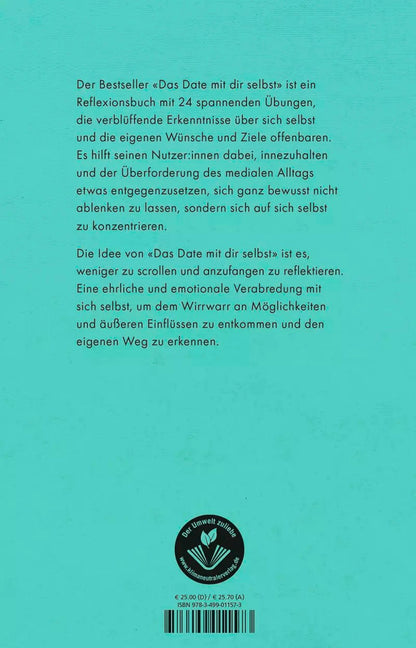 rororo Das Date mit dir selbst (Deutsch, 2022, Tom Bobsien)