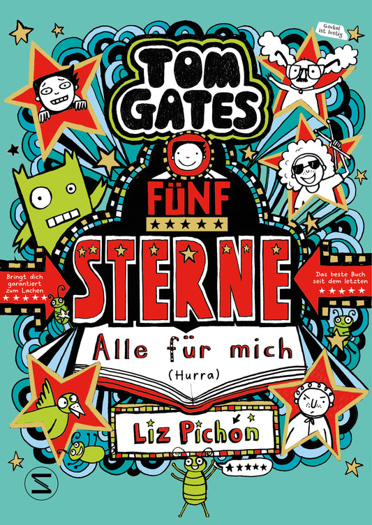 Egmont Schneiderbuch Tom Gates. Fünf Sterne - Alle für mich (Hurra) (Deutsch, 2024, Liz Pichon, Verena Kilchling)