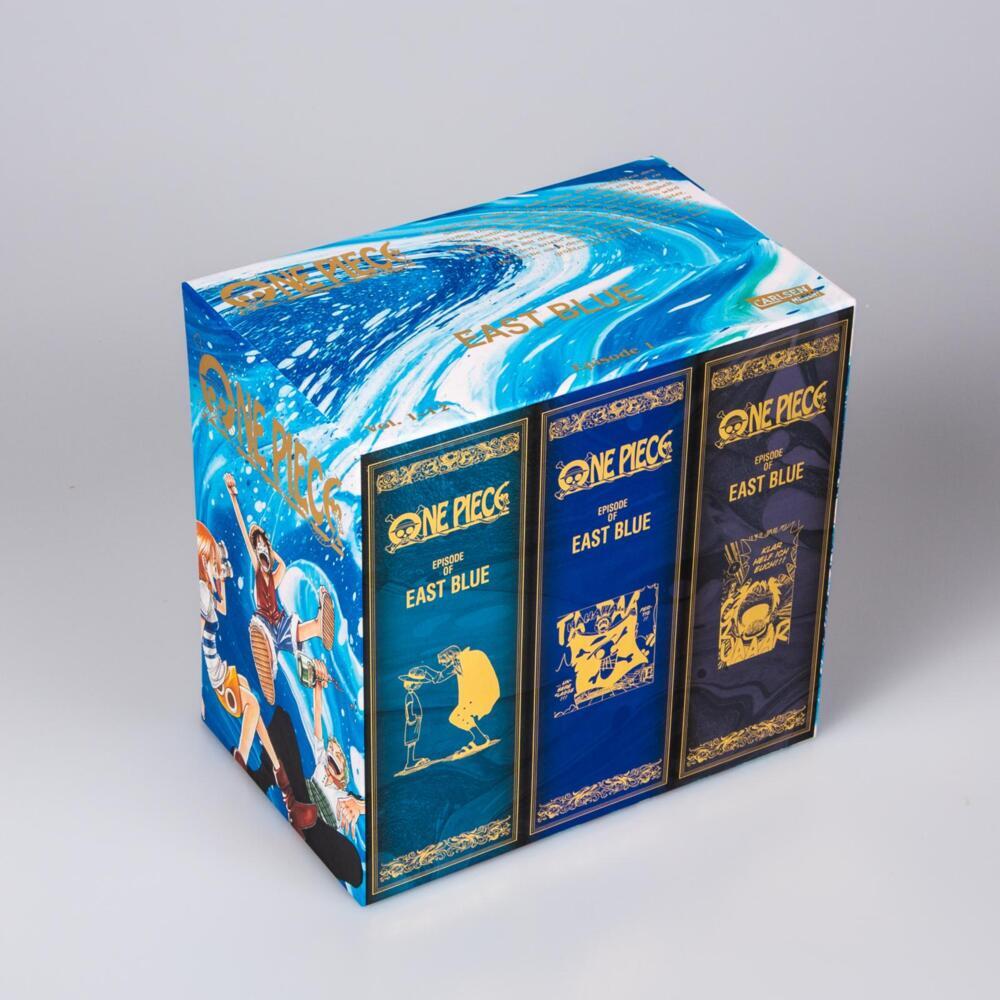 Carlsen One Piece Sammelschuber 1: East Blue (inklusive Band 1-12) (Deutsch, 2022, Eiichiro Oda)