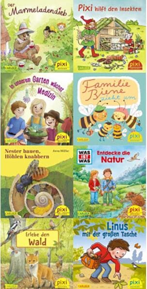 Pixi-Box 290: Pixi liebt die Natur (8x8