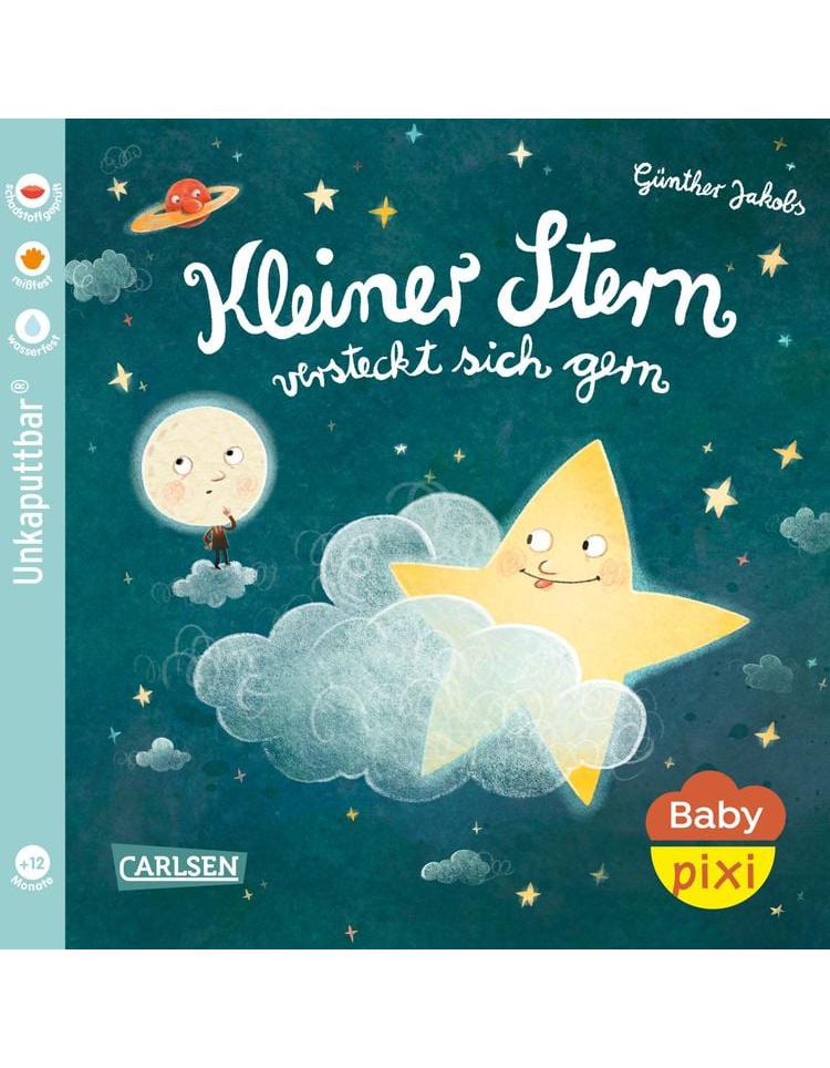 Carlsen Baby Pixi (unkaputtbar) 125: Kleiner Stern versteckt sich gern (Deutsch, 2023, Günther Jakobs)