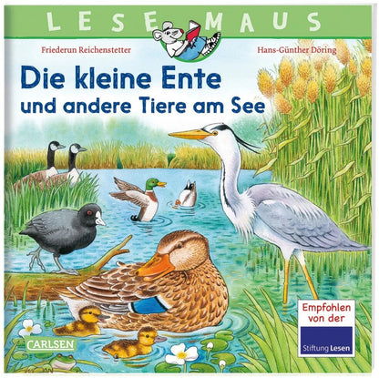 Carlsen LESEMAUS 177: Die kleine Ente und andere Tiere am See (Deutsch, 2023, Friederun Reichenstetter, Hans-Günther Döring)