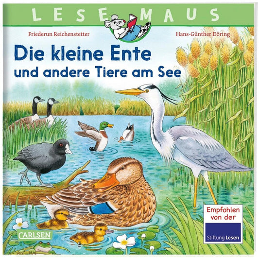 Carlsen LESEMAUS 177: Die kleine Ente und andere Tiere am See (Deutsch, 2023, Friederun Reichenstetter, Hans-Günther Döring)
