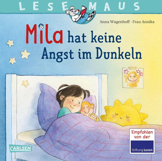 Carlsen LESEMAUS 212: Mila hat keine Angst im Dunkeln (Deutsch, 2024, Anna Wagenhoff, Frau Annika)