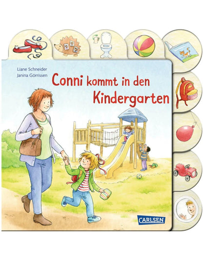 Conni-Pappbilderbuch: Conni kommt in den Kindergarten