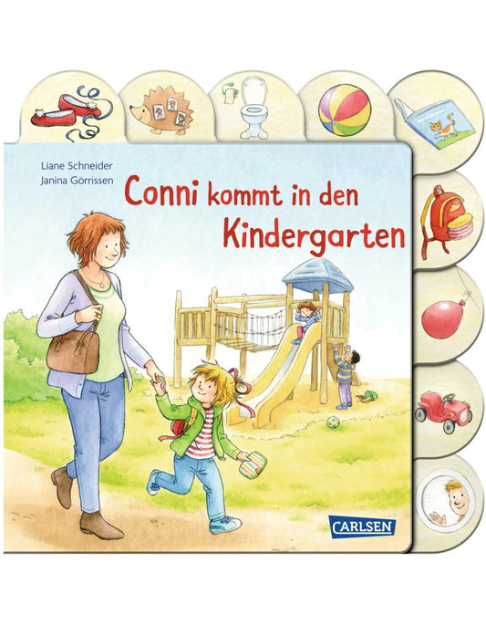 Conni-Pappbilderbuch: Conni kommt in den Kindergarten