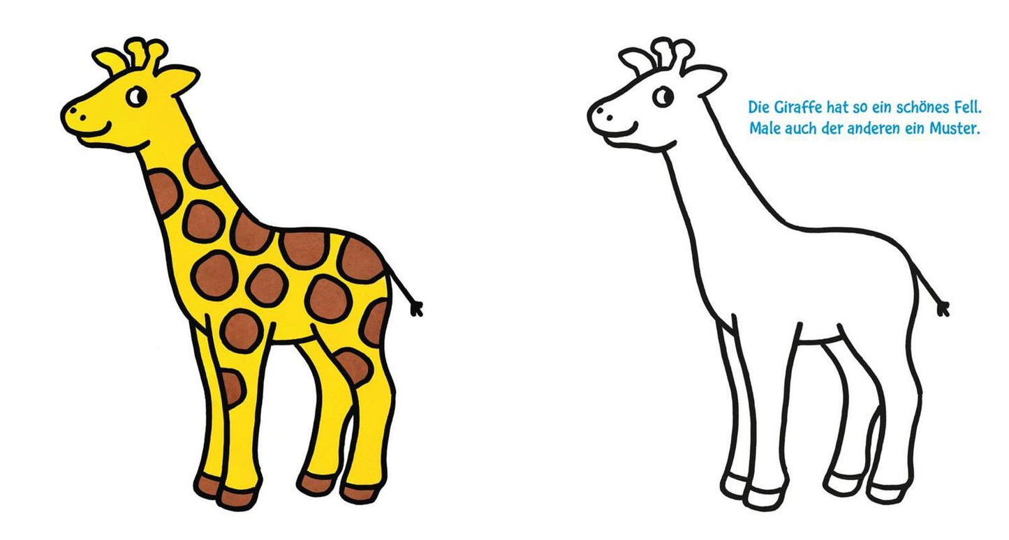 Carlsen Das neue, dicke Kindergarten-Malbuch: Mit farbigen Vorlagen und lustiger Fehlersuche