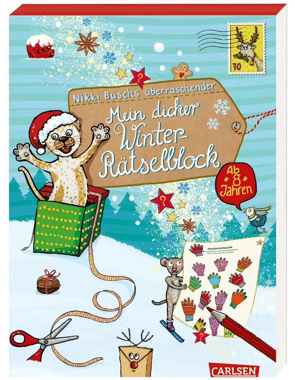 Carlsen Mein dicker Winter-Rätselblock (Deutsch, 2023, Christiane Hahn, Nikki Busch)