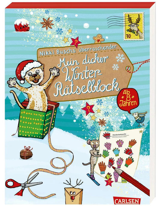 Carlsen Mein dicker Winter-Rätselblock (Deutsch, 2023, Christiane Hahn, Nikki Busch)