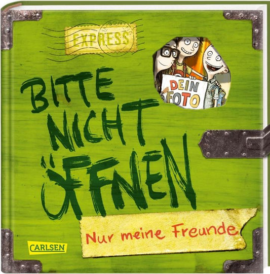 Carlsen Bitte nicht öffnen: Nur meine Freunde (Freundebuch) (Deutsch, 2020, Charlotte Habersack, Fréderic Bertrand)