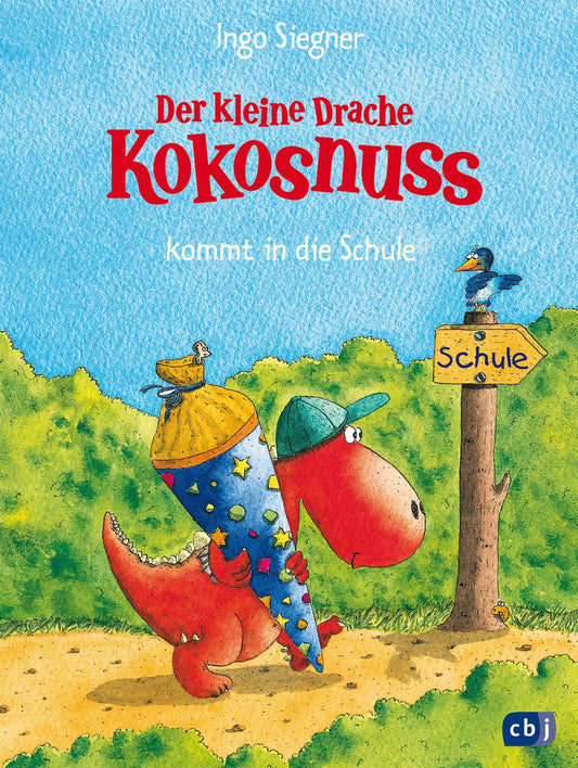 CBJ Der kleine Drachen Kokosnuss kommt in die Schule (Deutsch, 2004, Ingo Siegner)