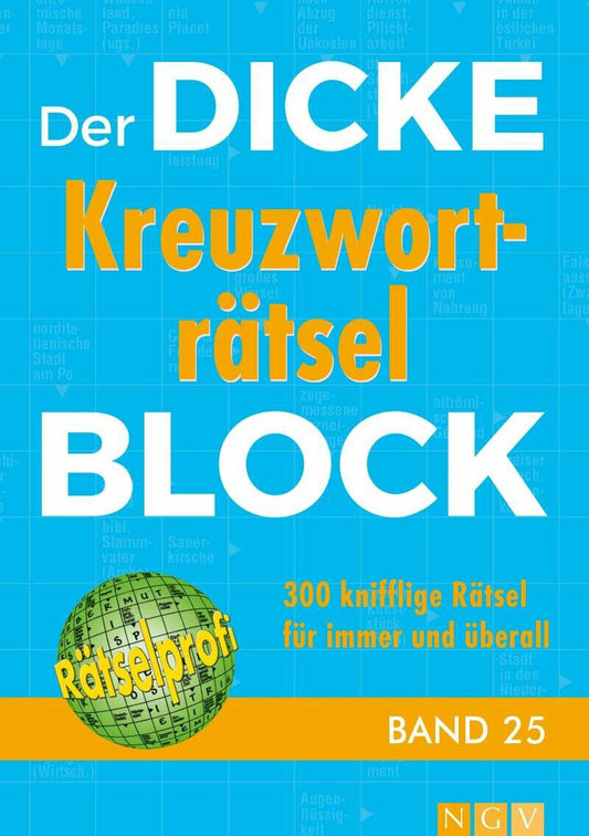 Der dicke Kreuzworträtsel-Block.Bd.25