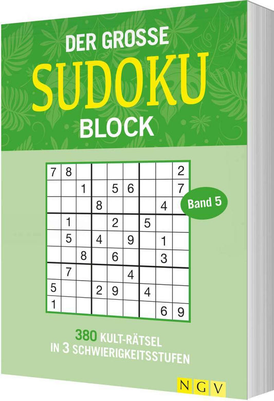 Naumann + Göbel Der große Sudokublock Band 5 (Deutsch, 2021)