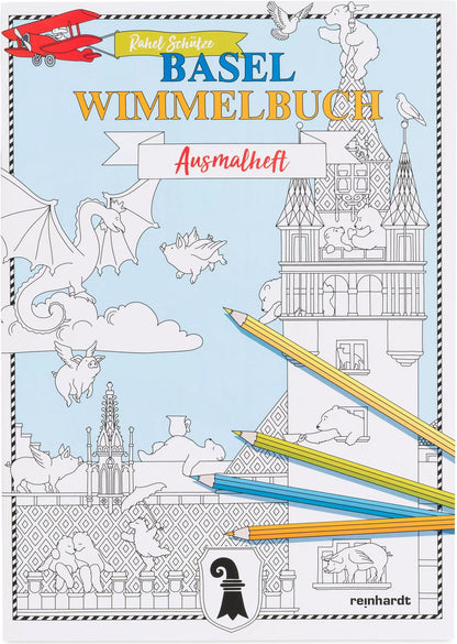 Reinhardt Friedrich Malen Basel Wimmelbuch Ausmalheft