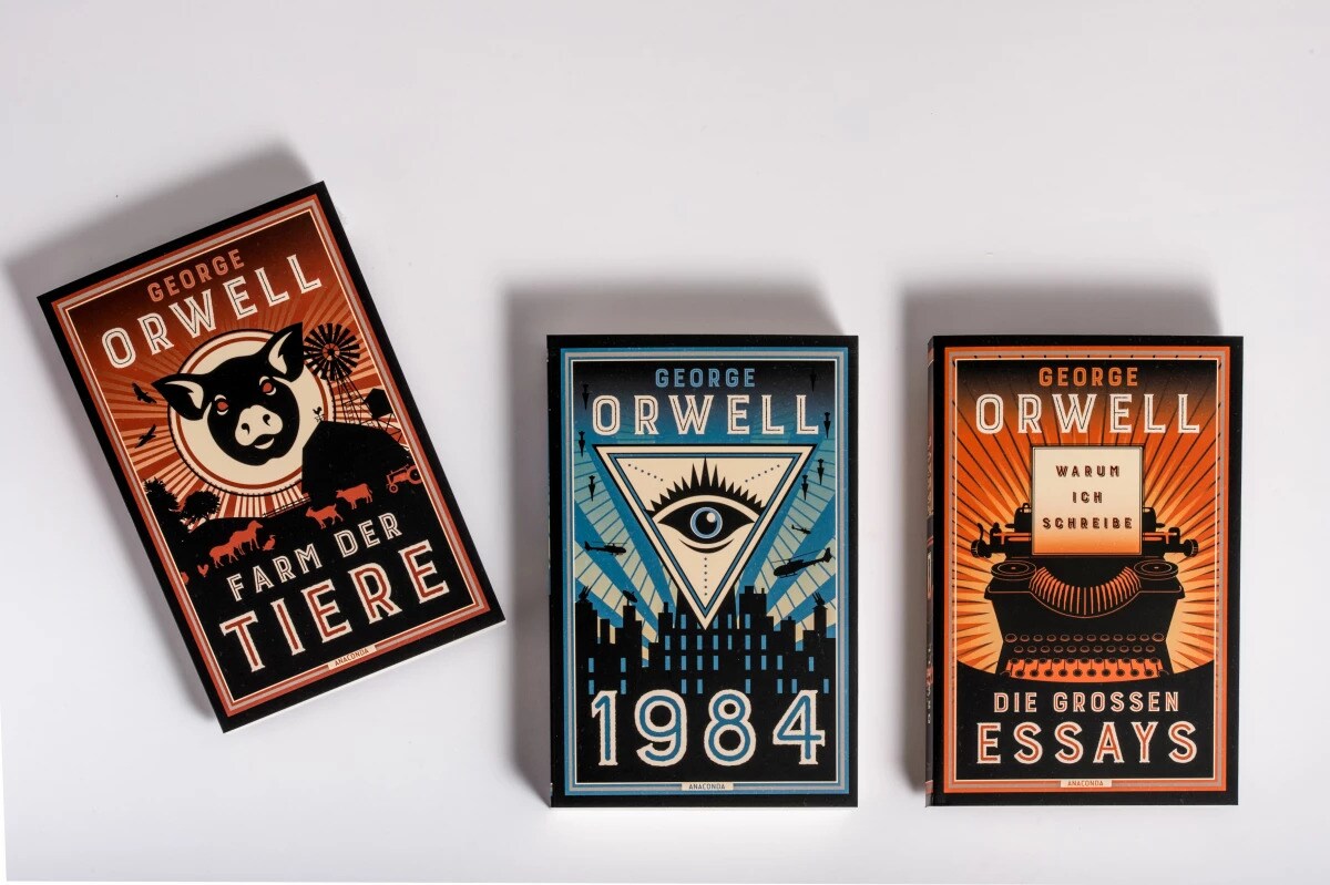 George Orwell, Die grossen Werke. Farm der Tiere, 1984, Die grossen Essays. Im Schuber