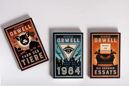 George Orwell, Die grossen Werke. Farm der Tiere, 1984, Die grossen Essays. Im Schuber