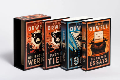 George Orwell, Die grossen Werke. Farm der Tiere, 1984, Die grossen Essays. Im Schuber