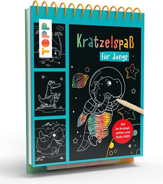 Frech Kratzelspaß für Jungs (Deutsch, 2023, frechverlag)
