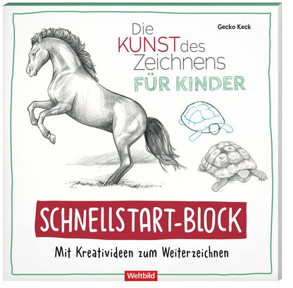 Kunst des Zeichnens für Kinder Schnellstartblock