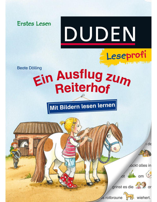 S. Fischer Publishing Leseprofi  Mit Bildern lesen lernen: Ein Ausflug zum Reiterhof, Erstes Lesen (Deutsch, 2017, Beate Dölling, Elke Broska)