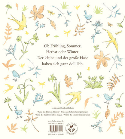 S. Fischer Publishing Weißt du eigentlich, wie lieb ich dich hab? Ich hab dich lieb das ganze Jahr (Deutsch, 2023, Anita Jeram Sam McBratney)