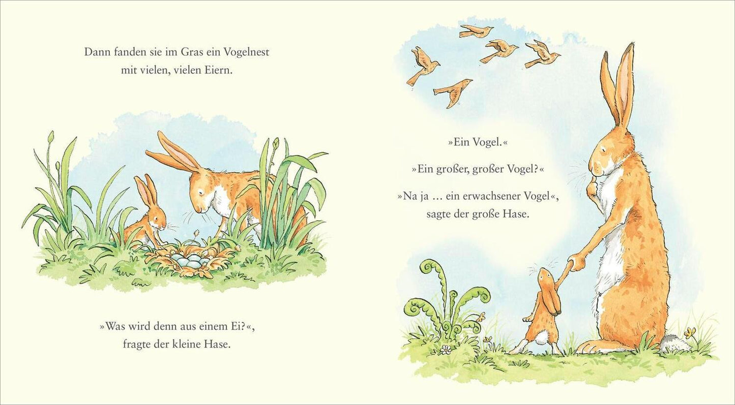 S. Fischer Publishing Weißt du eigentlich, wie lieb ich dich hab? Ich hab dich lieb das ganze Jahr (Deutsch, 2023, Anita Jeram Sam McBratney)