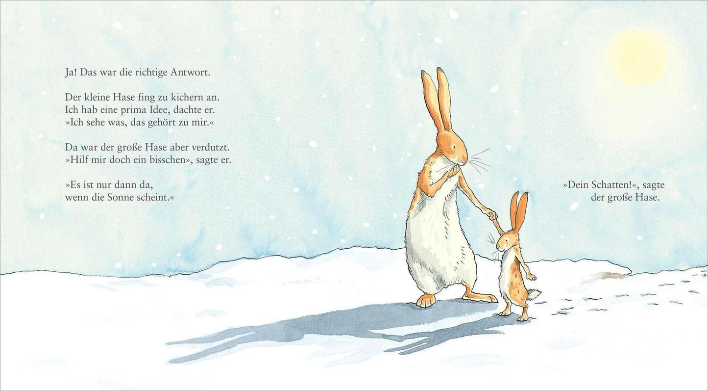 S. Fischer Publishing Weißt du eigentlich, wie lieb ich dich hab? Ich hab dich lieb das ganze Jahr (Deutsch, 2023, Anita Jeram Sam McBratney)