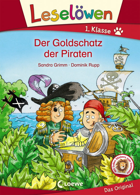 Loewe Verlag Leselöwen 1. Klasse - Der Goldschatz der Piraten (Deutsch, 2019, Sandra Grimm, Loewe Erstlesebücher, Dominik Rupp)