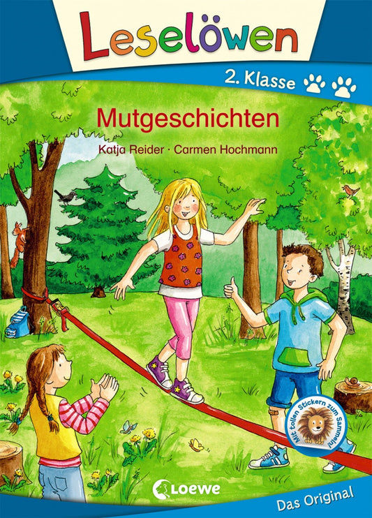 Loewe Verlag Leselöwen 2. Klasse - Mutgeschichten (Deutsch, 2019, Katja Reider, Loewe Erstlesebücher, Carmen Hochmann)