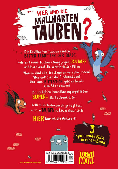 Loewe Verlag Knallharte Tauben gegen das Böse (Deutsch, 2020, Ulrich Thiele, Ben Wood, Loewe Wow! Andrew McDonald)