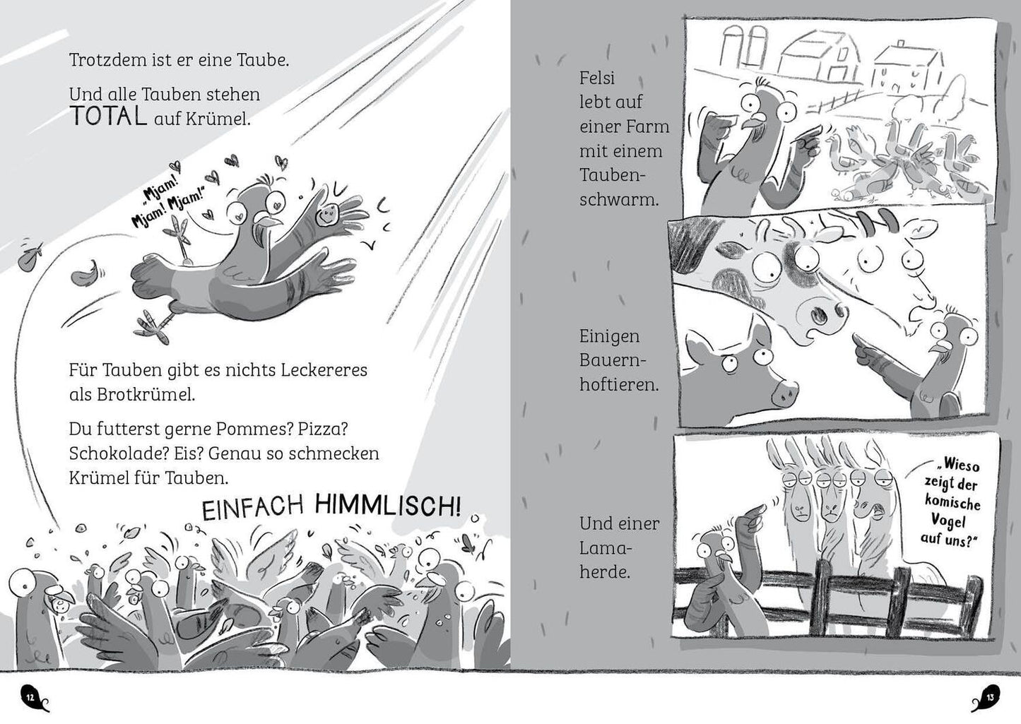 Loewe Verlag Knallharte Tauben gegen das Böse (Deutsch, 2020, Ulrich Thiele, Ben Wood, Loewe Wow! Andrew McDonald)