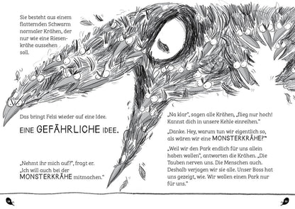 Loewe Verlag Knallharte Tauben gegen das Böse (Deutsch, 2020, Ulrich Thiele, Ben Wood, Loewe Wow! Andrew McDonald)