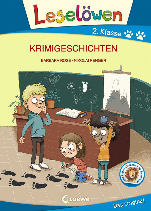 Loewe Verlag Leselöwen 2. Klasse - Krimigeschichten (Deutsch, 2020, Barbara Rose, Nikolai Renger)