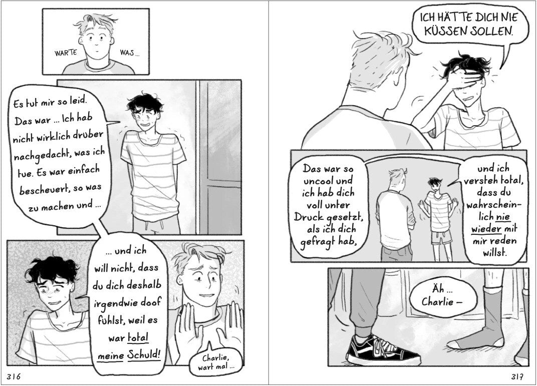 Loewe Verlag Heartstopper Volume 2 (deutsche Hardcover-Ausgabe) (Deutsch, 2022, Alice Oseman, Vanessa Walder)