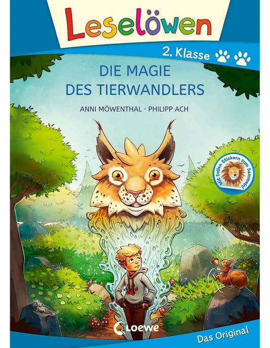 Loewe Verlag Leselöwen 2. Klasse - Die Magie des Tierwandlers (Deutsch, 2022, Anni Möwenthal, Loewe Erstlesebücher, Philipp Ach)