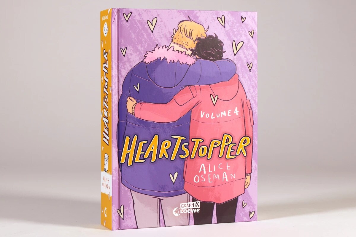 Loewe Verlag Heartstopper Volume 4 (deutsche Hardcover-Ausgabe) (Deutsch, 2022, Alice Oseman, Vanessa Walder)