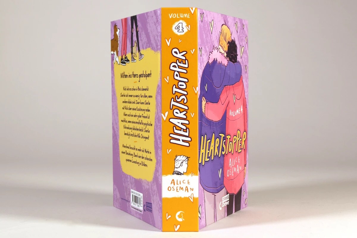 Loewe Verlag Heartstopper Volume 4 (deutsche Hardcover-Ausgabe) (Deutsch, 2022, Alice Oseman, Vanessa Walder)