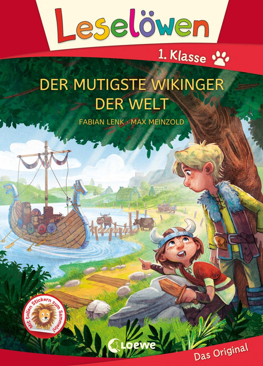 Loewe Verlag Leselöwen 1. Klasse - Der mutigste Wikinger der Welt (Deutsch, 2022, Fabian Lenk, Max Meinzold, Loewe Erstlesebücher)