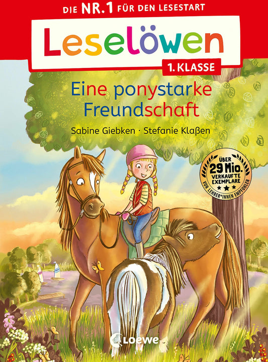 Loewe Verlag Leselöwen 1. Klasse - Eine ponystarke Freundschaft (Deutsch, 2023, Sabine Giebken, Loewe Erstlesebücher, Stefanie Klassen, Loewe Erstes Selberlesen)