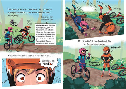 Loewe Leselöwen 3. Klasse - Aufregung im Bike-Park (Deutsch, 2024, Christian Tielmann, Loewe Erstlesebücher, Sarah-Lisa Hleb)