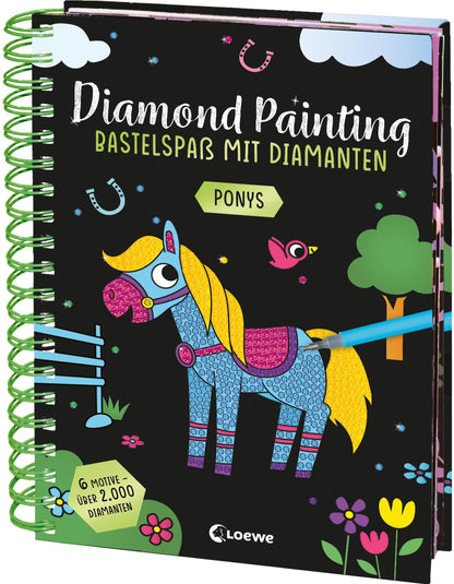 Diamond Painting - Bastelspass mit Diamanten - Ponys