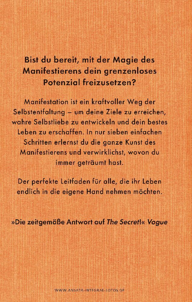 Integral Manifestiere! (Deutsch, 2023, Roxie Nafousi, Sabine Zürn)