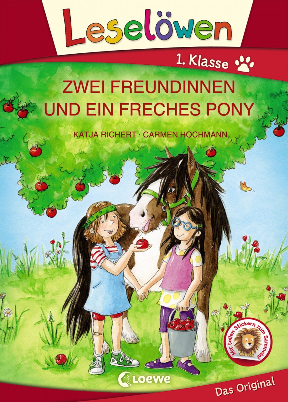 Loewe Verlag Leselöwen 1. Klasse - Zwei Freundinnen und ein freches Pony (Deutsch, 2018, Katja Richert, Carmen Hochmann, Loewe Erstlesebücher)