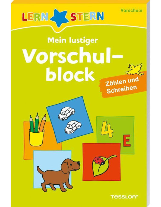 Tessloff Lernstern: Mein lustiger Vorschulblock. Zählen und Schreiben (Deutsch, 2017, Ute Haller)