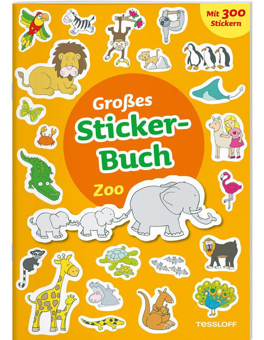 Grosses Sticker-Buch Zoo