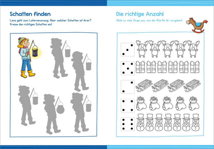 Tessloff Malen und Rätseln für Kindergartenkinder. Jahreszeiten. Suchen, Zählen, Zuordnen, Verbinden für (Deutsch, 2020, Nadja Schwendemann)