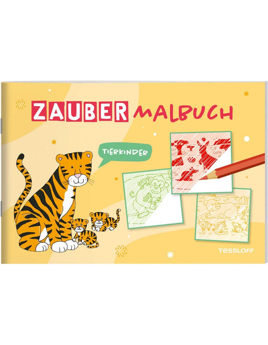 Tessloff Zaubermalbuch. Tierkinder