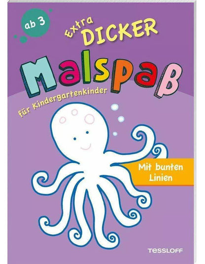 Tessloff Extradicker Malspaß für Kindergartenkinder. Mit bunten Linien