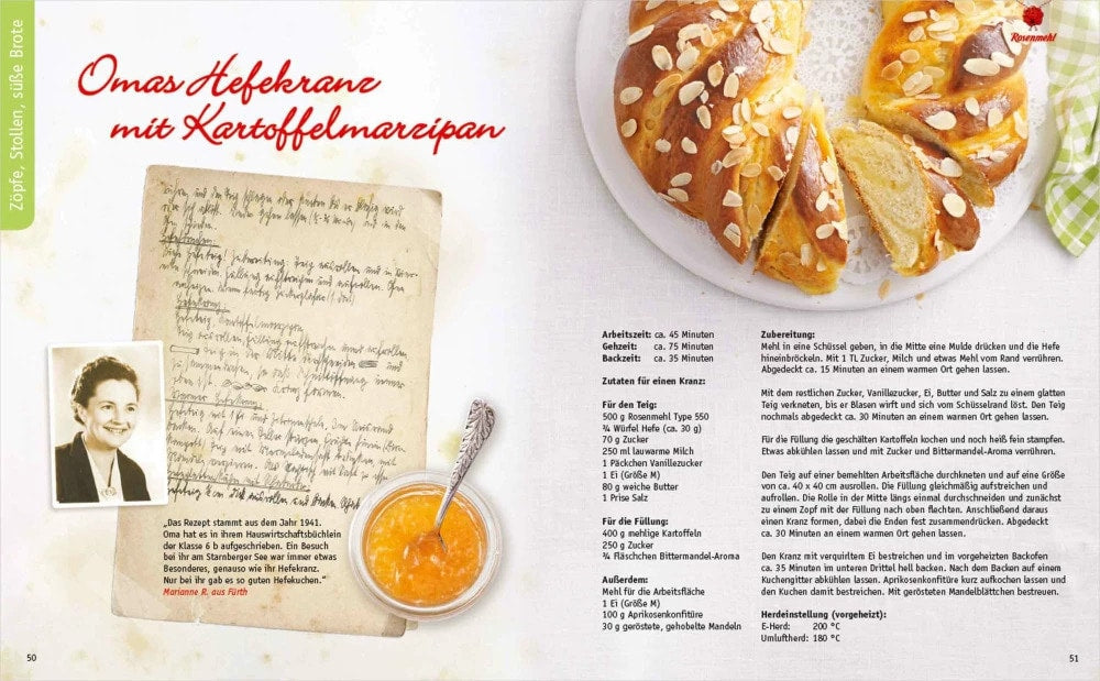 Köstliches aus Hefeteig. Schätze aus Omas Backbuch. 86 fast vergessene Backrezepte