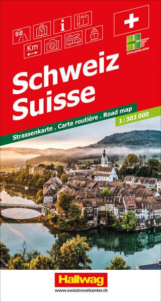 Hallwag Kümmerly+Frey Schweiz Suissse 1:303'000